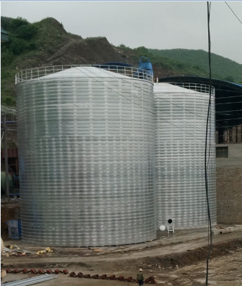 黄南粮食钢板仓的安装全过程不用热焊接